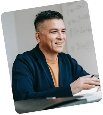 Person on a computer